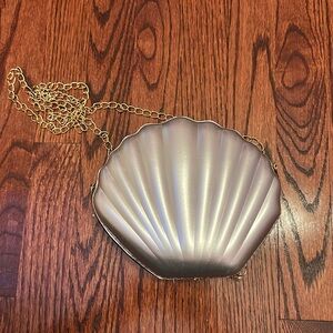 Silver Sea Shell Chain Bag - Used Once